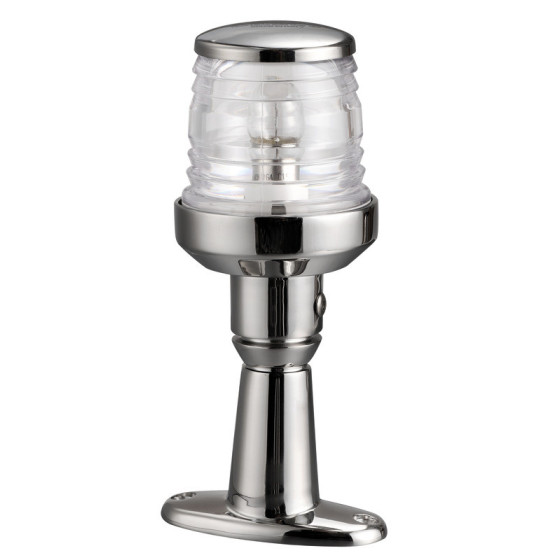 Feu de mouillage Classic à 360° avec platine de réhaussement Variante ou Accessoires Réduit:de mât inox Classic à 360° avec plat