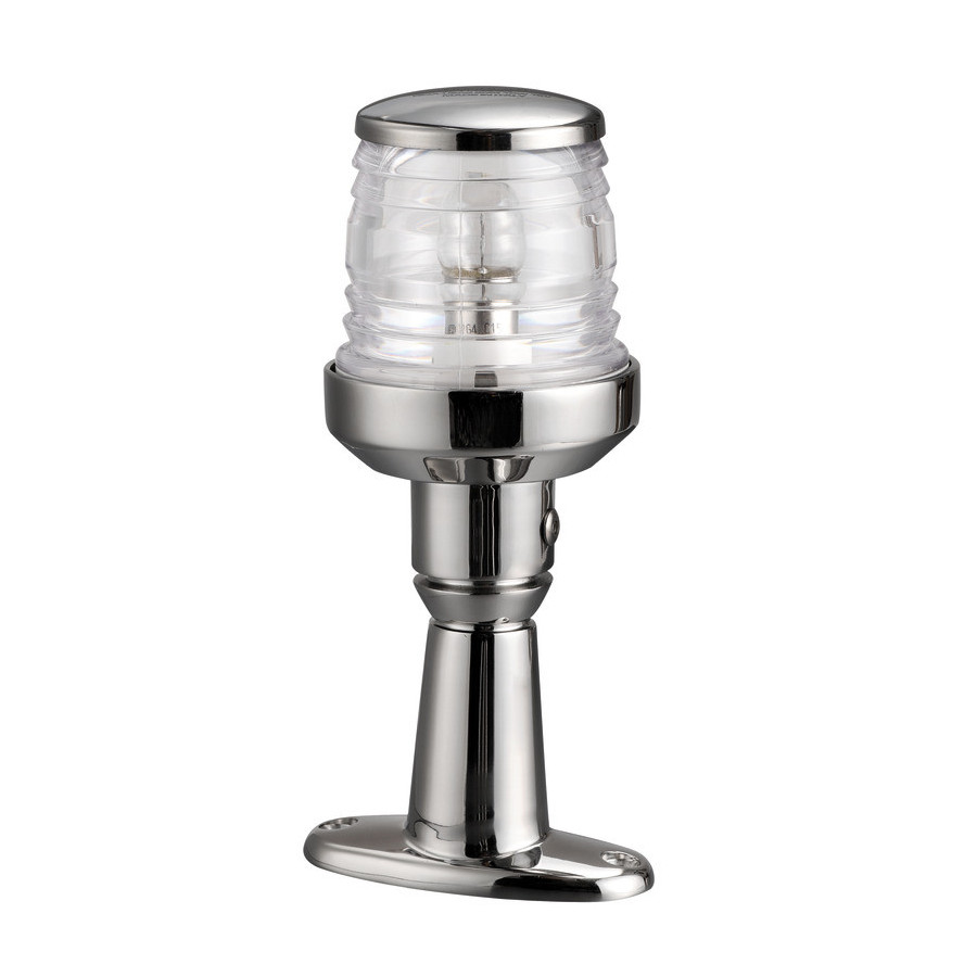 Feu de mouillage Classic à 360° avec platine de réhaussement Variante ou Accessoires Réduit:de mât inox Classic à 360° avec plat