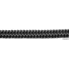 Double tresse à 16 fuseaux de Ø 5 à 16 mm, 24 fuseaux de Ø 18 à 24 mm. En polyester souple haute résistance.