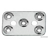 Plaque pour fixer les sangles en inox