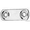 Plaque pour fixer les sangles en inox