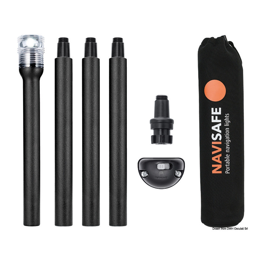 NAVISAFE Kit de fixation + hampe + lumière 360° 