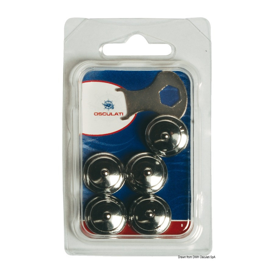 Boutons allemands LOXX® Variante ou Accessoires Réduit:pour fixer boutons Loxx *10.439.00*
