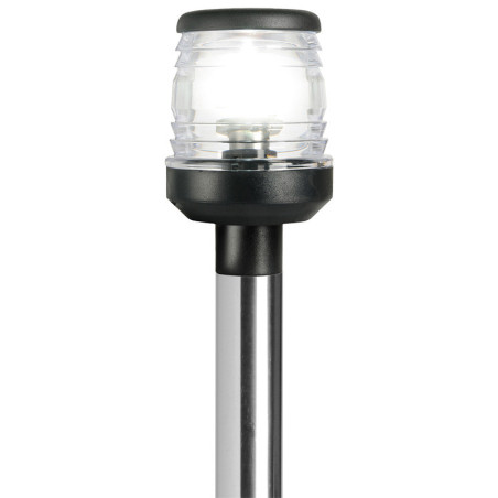 Hampe Classic/LED rabattable, fils invisibles et base ovale