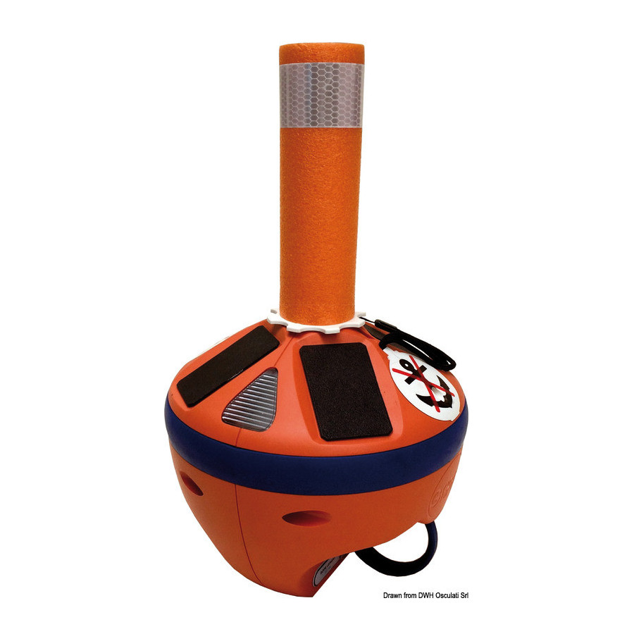 GRIPPY Tracker - bouée de mouillage avec GPS intégré qui contrôle la dérive de l'ancre avec console portable sans fils 