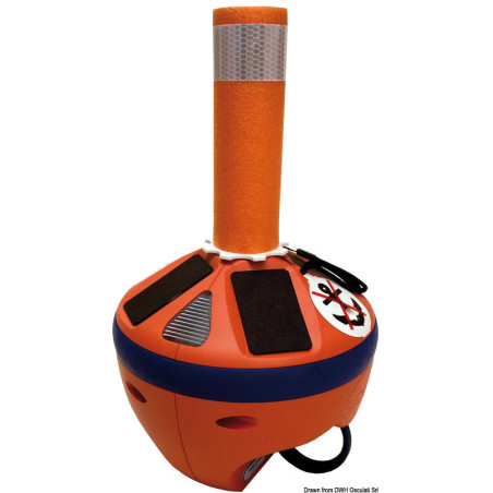 GRIPPY Tracker - bouée de mouillage avec GPS intégré qui contrôle la dérive de l'ancre avec console portable sans fils