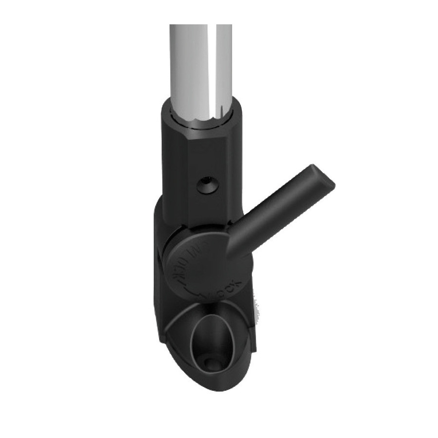 Hampe LED 360° rabattable, réglage inclinaison 