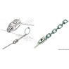 Jonction inox chaîne/cordage