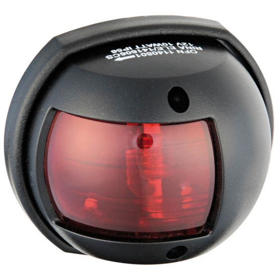 Feux de navigation Compact 12 Variante ou Accessoires Réduit:navigation Sphera noir/rouge 112,5° *11.408.01*