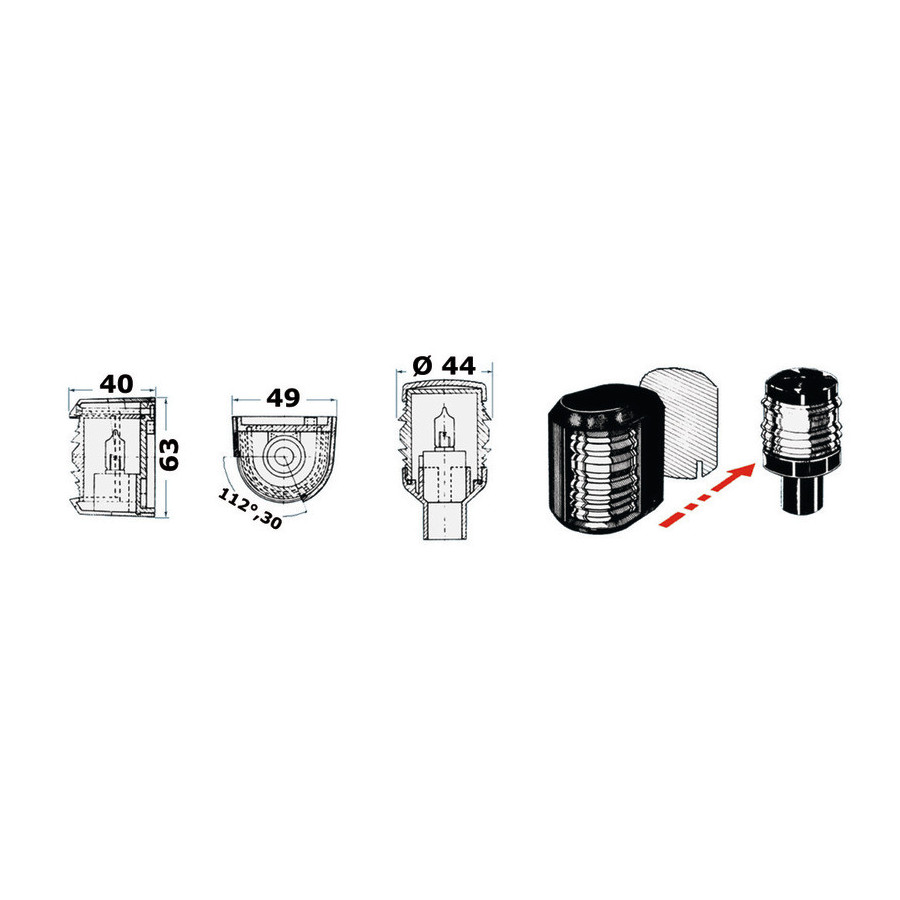 Feux de navigation Utility Compact 