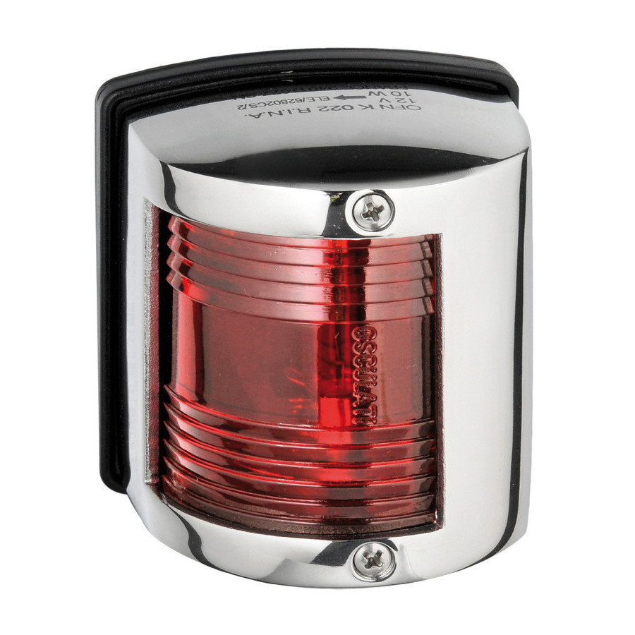 Feux de navigation Utility 85 en inox Variante ou Accessoires Réduit:navigation Utiity 85 acier/112,5° rouge *11.414.01*