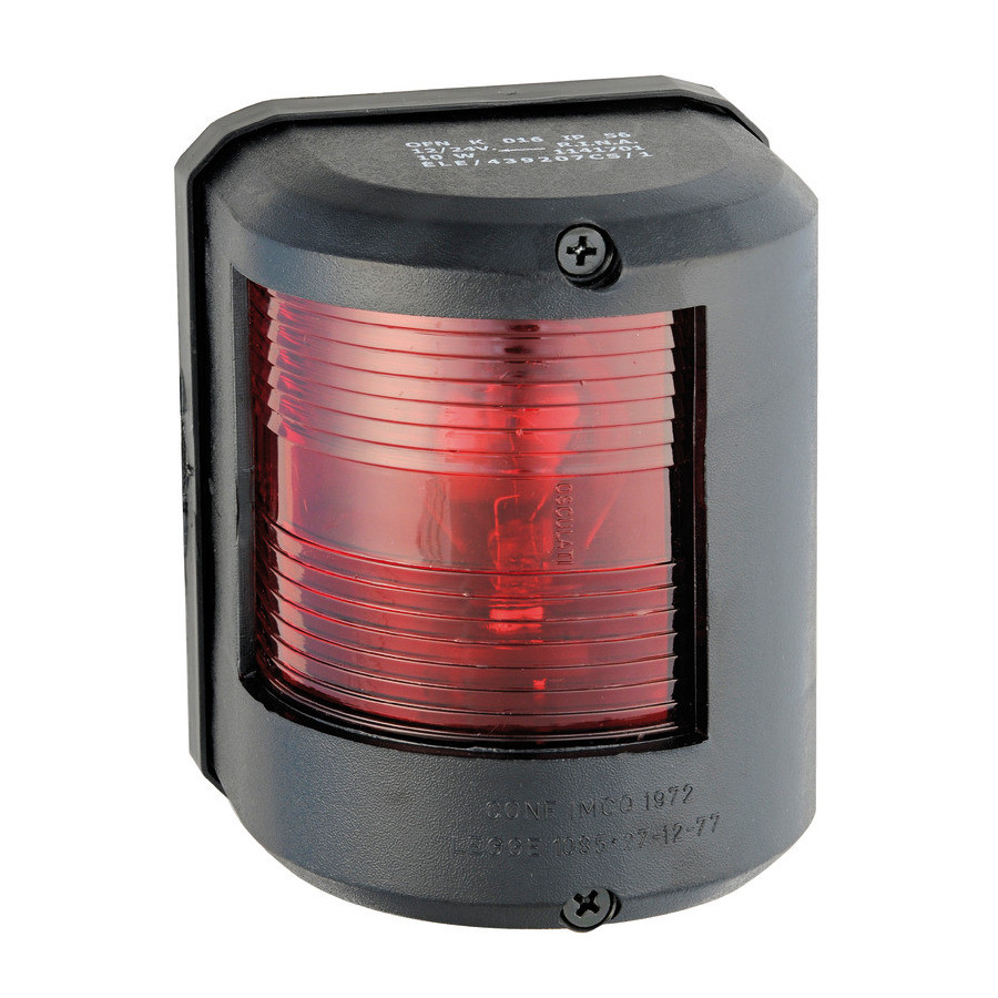 Feux de navigation Utility 78 Variante ou Accessoires Réduit:Utility 78 noir 12V/gauche rouge *11.417.01*