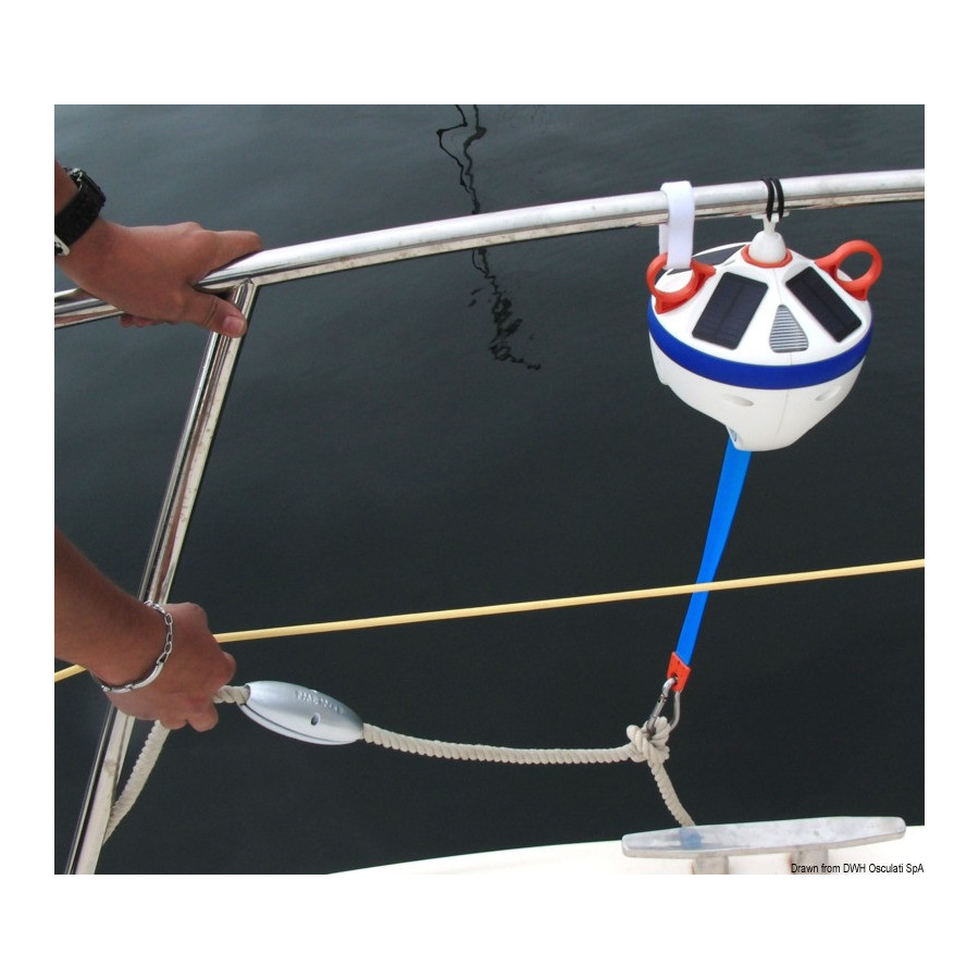 CLICK : bouée de mouillage autosubmersible radiocommandée pour récupération de la ligne de mouillage (pendille). 
