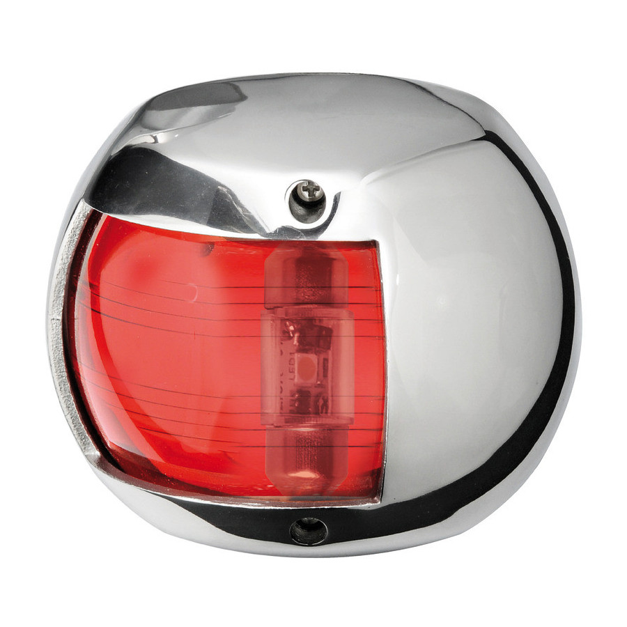 Feux de navigation Compact 12 LED en acier inox AISI316 poli miroir Variante ou Accessoires Réduit:navigation à led Compact 112,