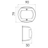 Feux de navigation Classic 20 LED en AISI316 poli miroir