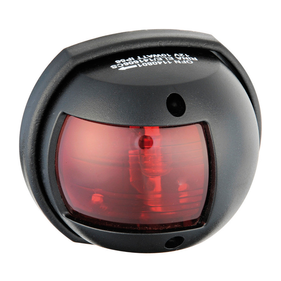 Feux de navigation Compact 12 LED Variante ou Accessoires Réduit:navigation à led Compact noir/112,5° gauche *11.448.01*
