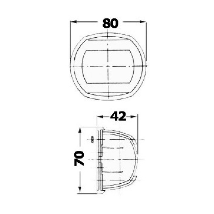 Feux de navigation Compact 12 LED 