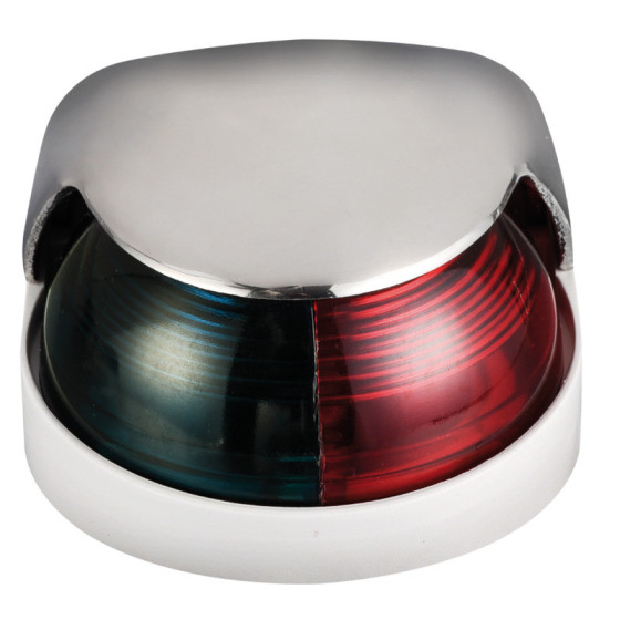 Feux de pont en inox Variante ou Accessoires Réduit:pont AISI 316 225° bicolore rouge/vert *11.507.05*