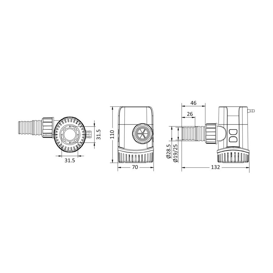 Pompe de fond de cale immergée Europump Next Generation 