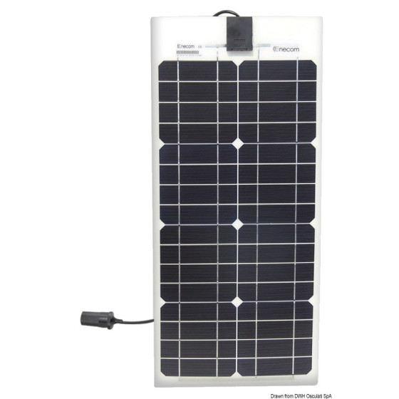 Panneaux solaires flexibles ENECOM Variante ou Accessoires Réduit:Enecom 20 Wp 620x 272 mm *12.034.01*
