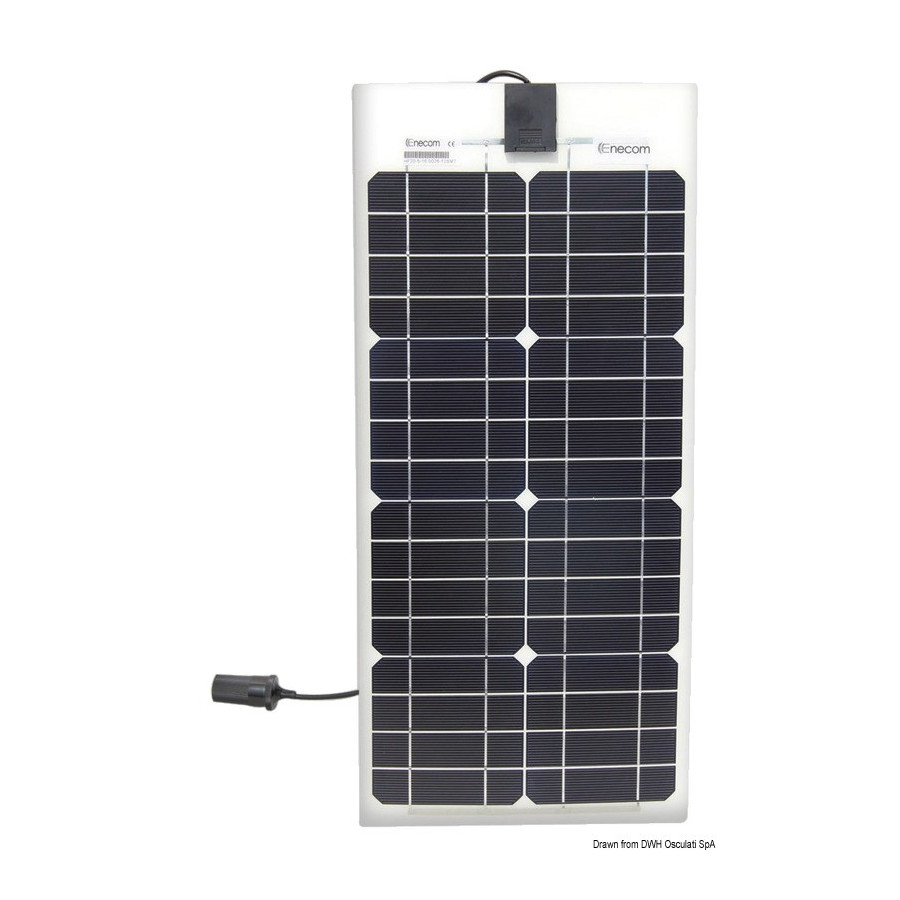 Panneaux solaires flexibles ENECOM Variante ou Accessoires Réduit:Enecom 20 Wp 620x 272 mm *12.034.01*