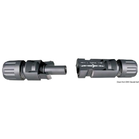 Paire de connecteurs MC4 mâle + femelle IP67 pour installation des panneaux Enecom.