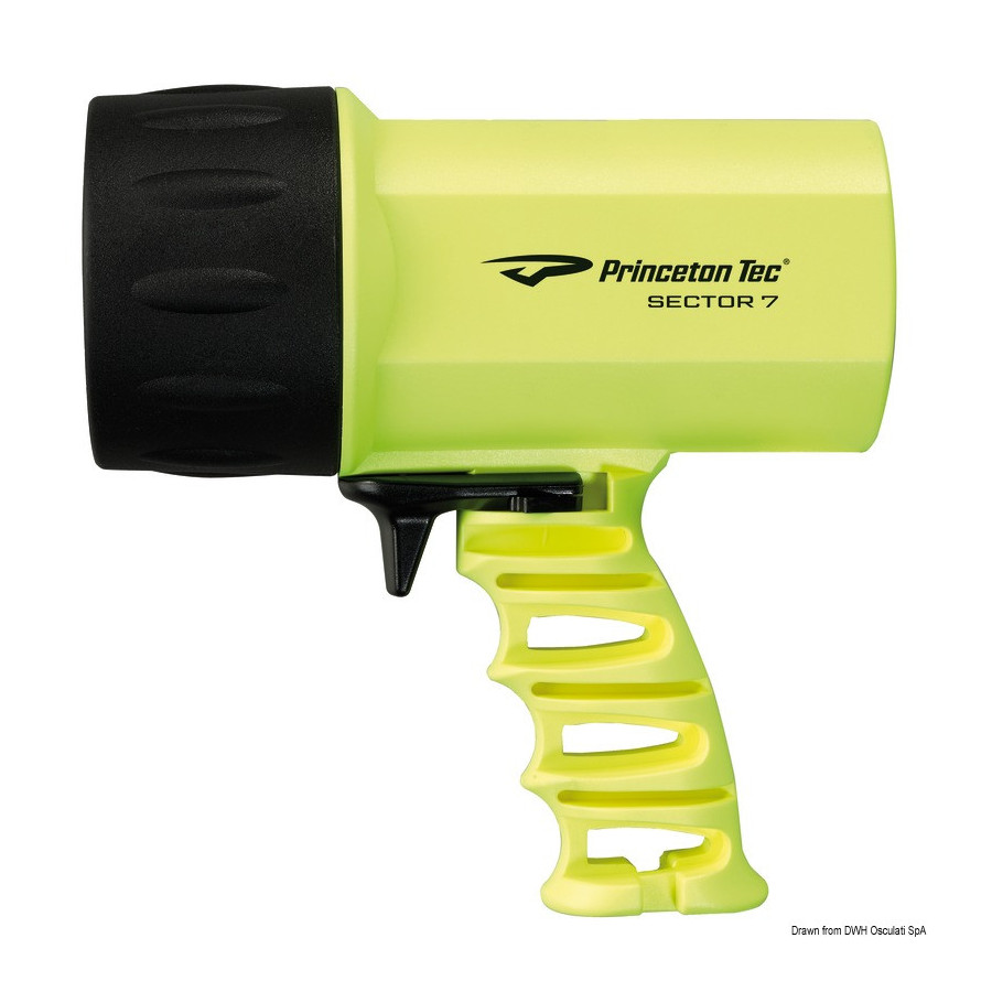 Lampe-torche LED sous-marine PRINCETON Sector 7 