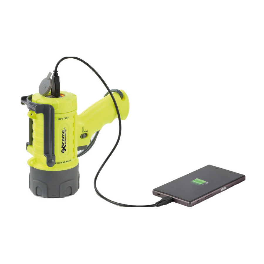 Lampe torche LED imperméable Extreme Plus rechargeable 
