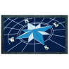 Paillasson rectangulaire antidérapant Format 40x68 cm