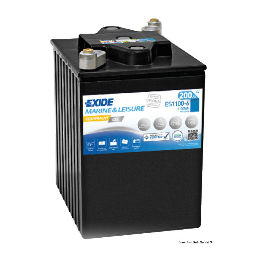 Batteries EXIDE Gel pour équipements et démarrage 