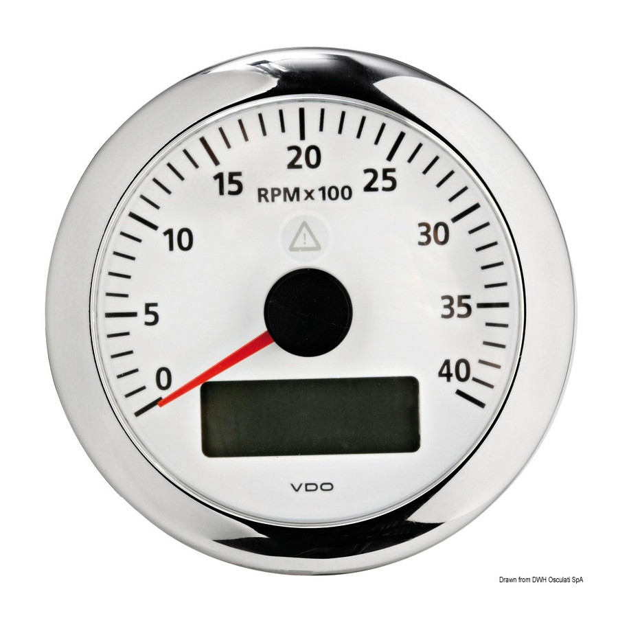 Compte-tours VDO VIEWLINE Variante ou Accessoires Réduit:ViewLine 4000 RPM blanc *27.480.01*