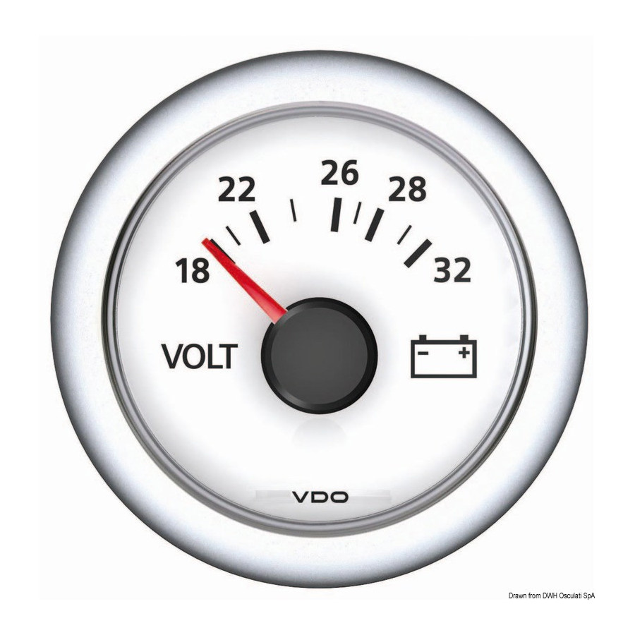 Compte-tours VDO VIEWLINE Variante ou Accessoires Réduit:18/32 V *27.487.01*