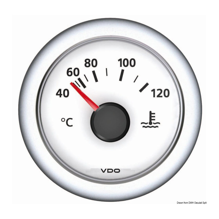 Compte-tours VDO VIEWLINE Variante ou Accessoires Réduit:blanc *27.488.01*