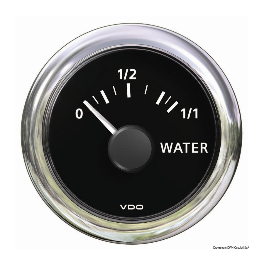 Compte-tours VDO VIEWLINE Variante ou Accessoires Réduit:eau 10/180 ohm noir *27.584.01*