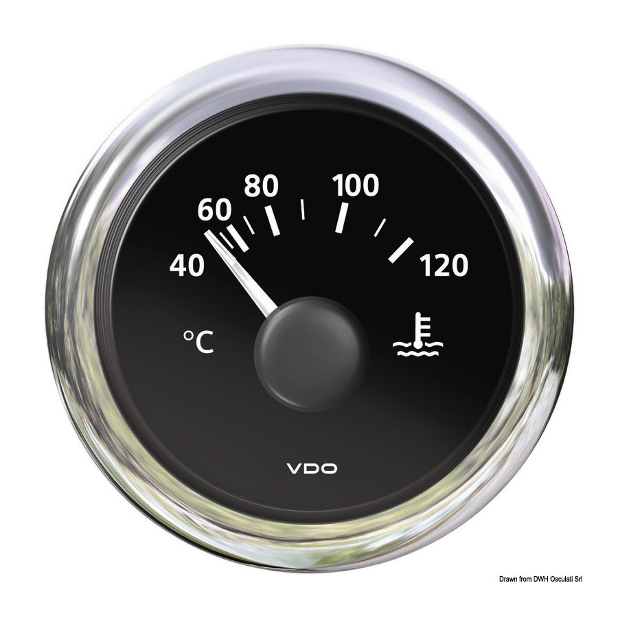 Compte-tours VDO VIEWLINE Variante ou Accessoires Réduit:noir *27.588.01*