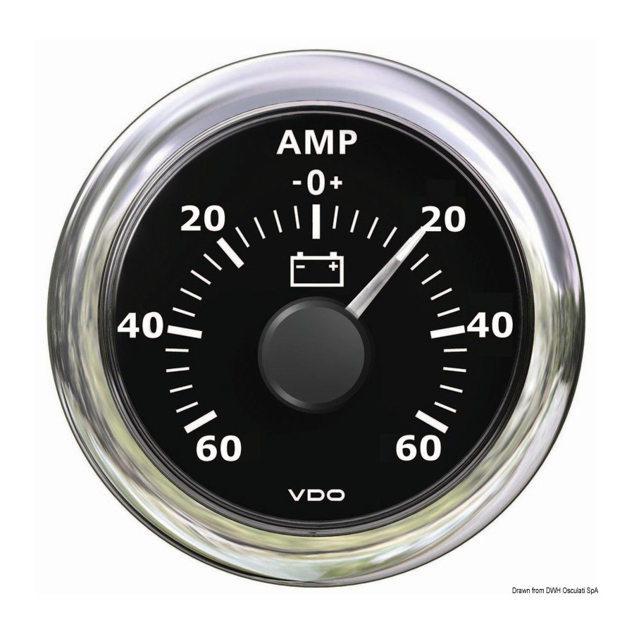 Compte-tours VDO VIEWLINE Variante ou Accessoires Réduit:-60 A + 60 A *27.590.01*