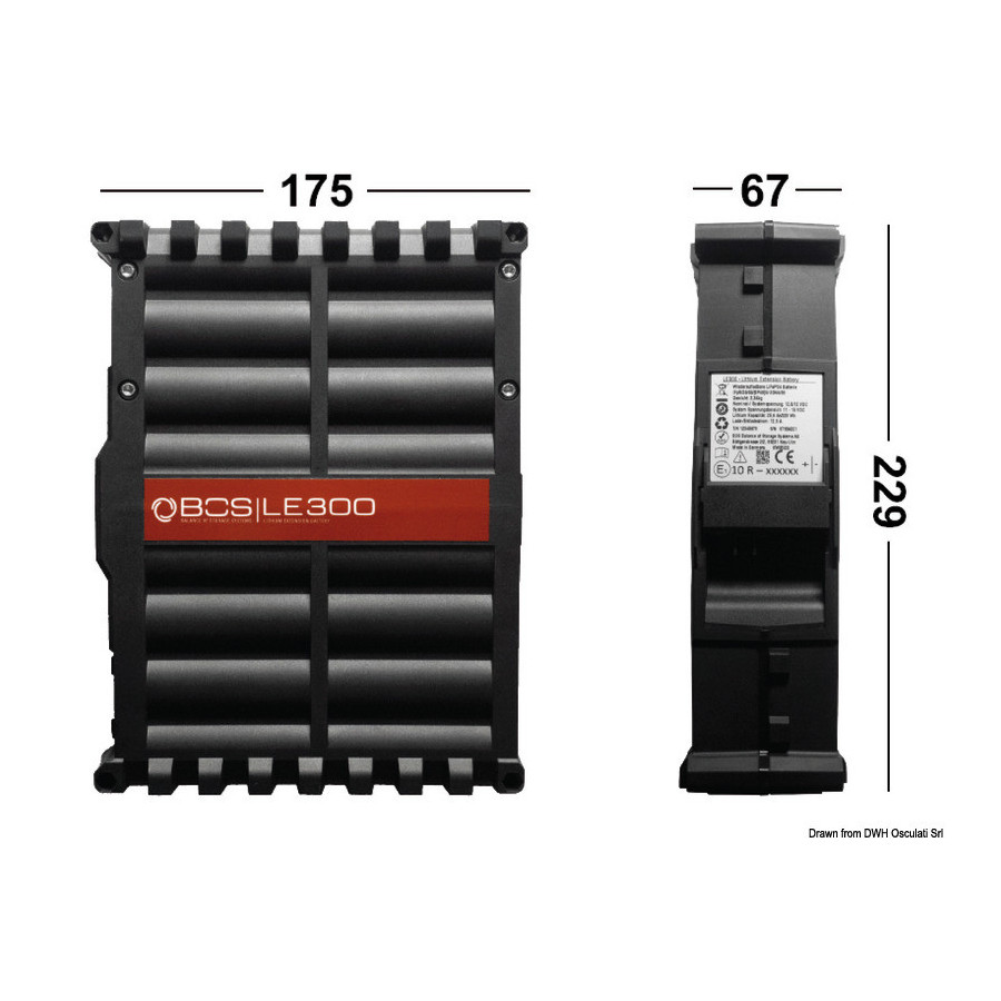 Batterie lithium BOS LE300 pour extensions de systèmes AGM 