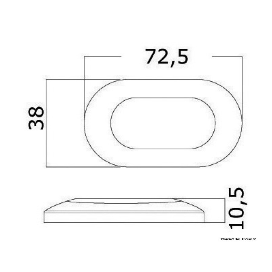 Lumières de courtoisie à LED sans encastrement - éclairage frontal 