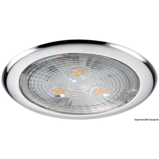 Plafonnier LED sans encastrement Variante ou Accessoires Réduit:3 LED blanc *13.179.59*