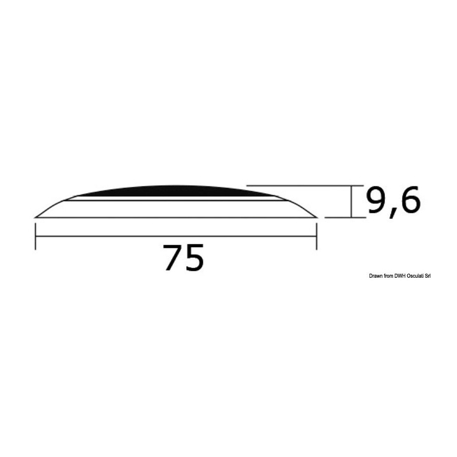 Plafonnier LED sans encastrement Variante ou Accessoires Réduit:3 LED blanc *13.179.59*