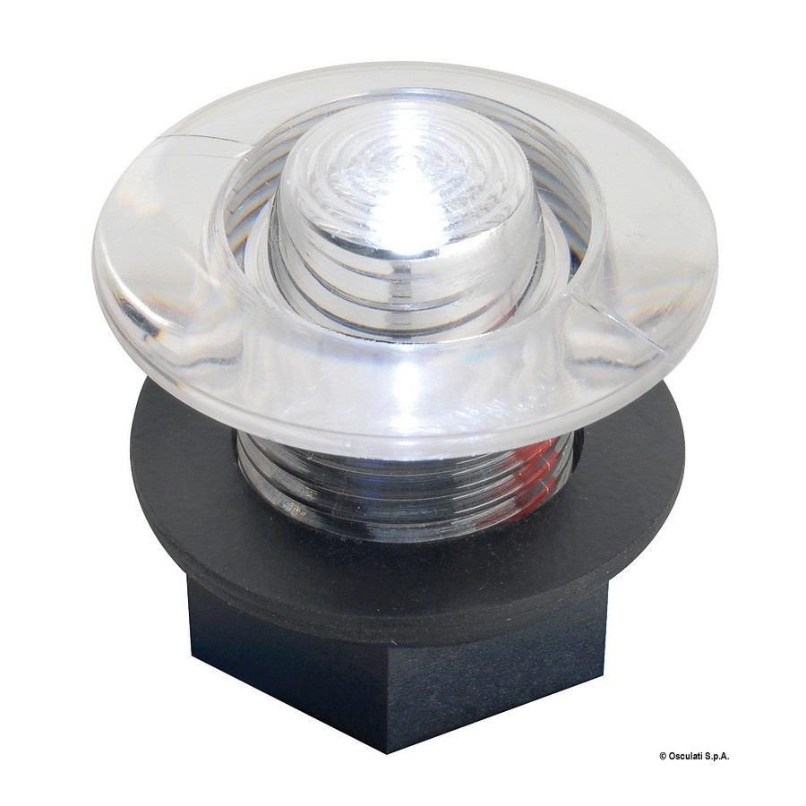 Lumière de courtoisie LED à encastrer - éclairage frontal Variante ou Accessoires Réduit:polycarbonate transp. LED blanc *13.183