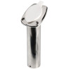 Porte-canne à pêche inox à encastrer, fermeture étanche