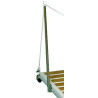 Passerelle pliante en alliage avec inserts