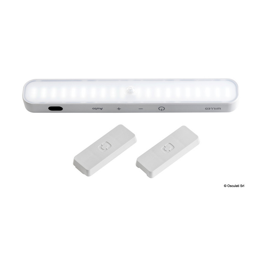 Barrette lumineuse pour tauds 