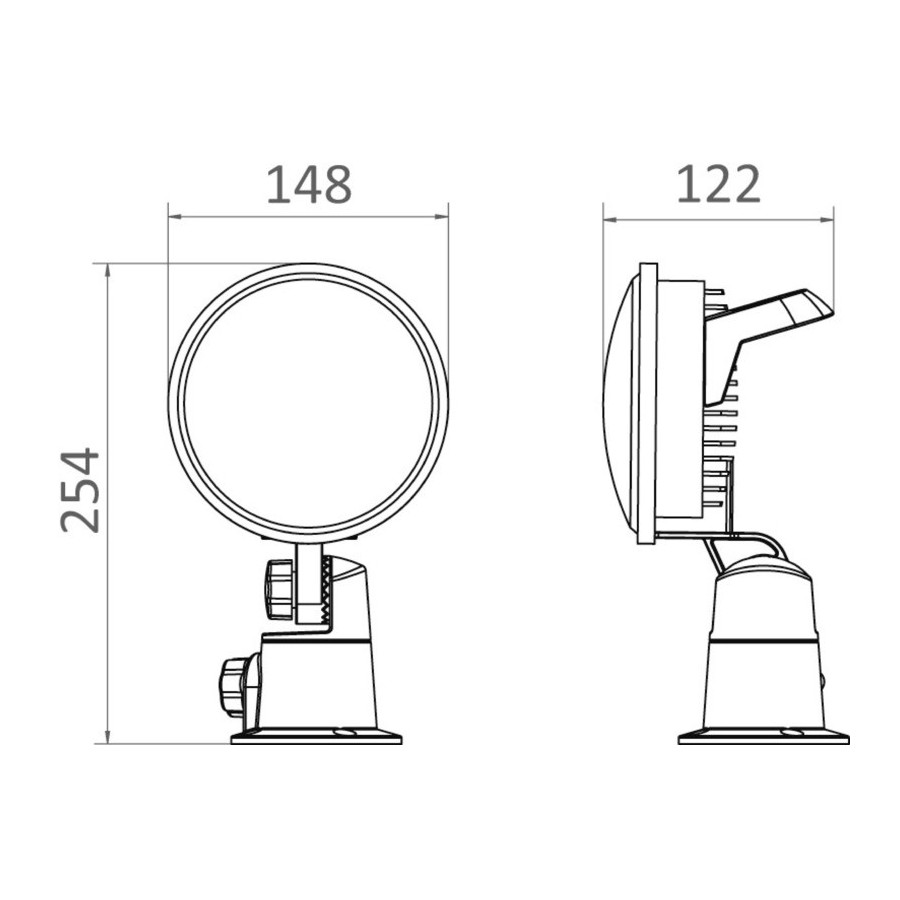 Projecteur LED de profondeur orientable Moonlight 