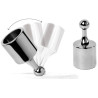 Jeu de composants pour tauds avec fixation de la base au porte-tube par sphère