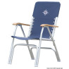 Chaise pliante en aluminium anodisé