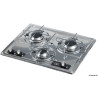 Plaques de cuisson en inox à encastrer