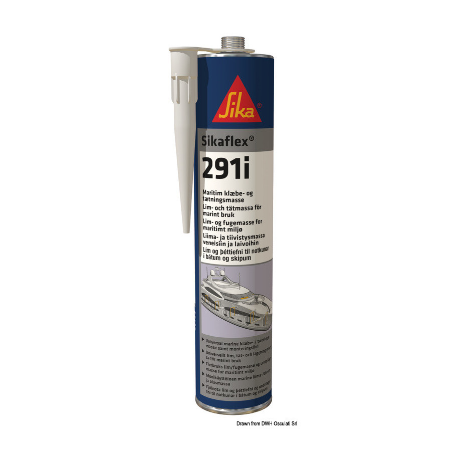 Scellant polyuréthane pour l'intérieur SIKAFLEX 291i Variante ou Accessoires Réduit:blanc 600 ml *65.289.06*