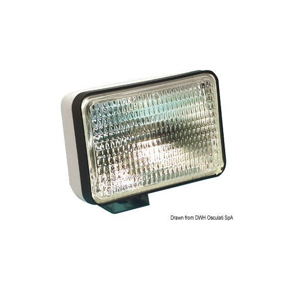 Projecteur imperméable avec ampoule halogène étanche Sealed Beam 